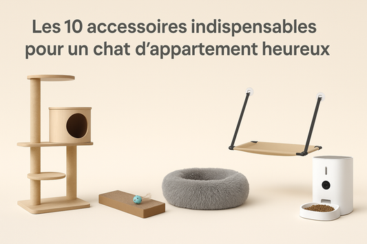 Les 10 accessoires indispensables pour un chat d’appartement heureux