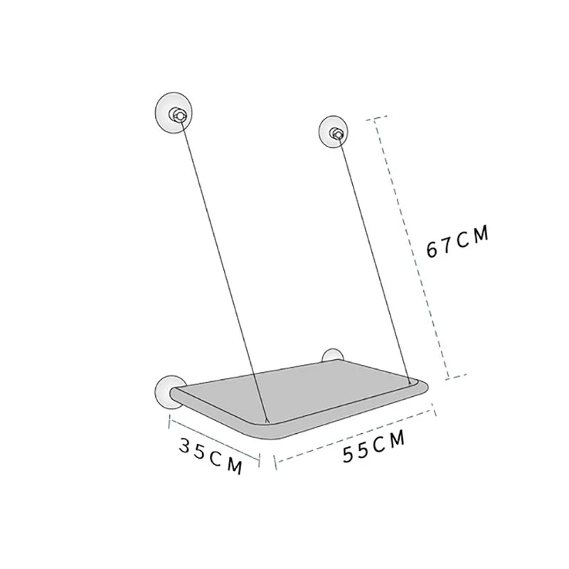 Hamac de fenêtre pour chat – Lit suspendu stable et confortable