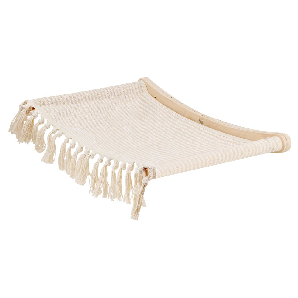 Hamac mural chat design macramé – Griffoirs Mural chic et robuste