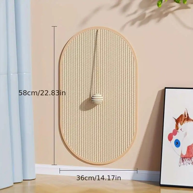 Griffoir mural 3-en-1 pour chat