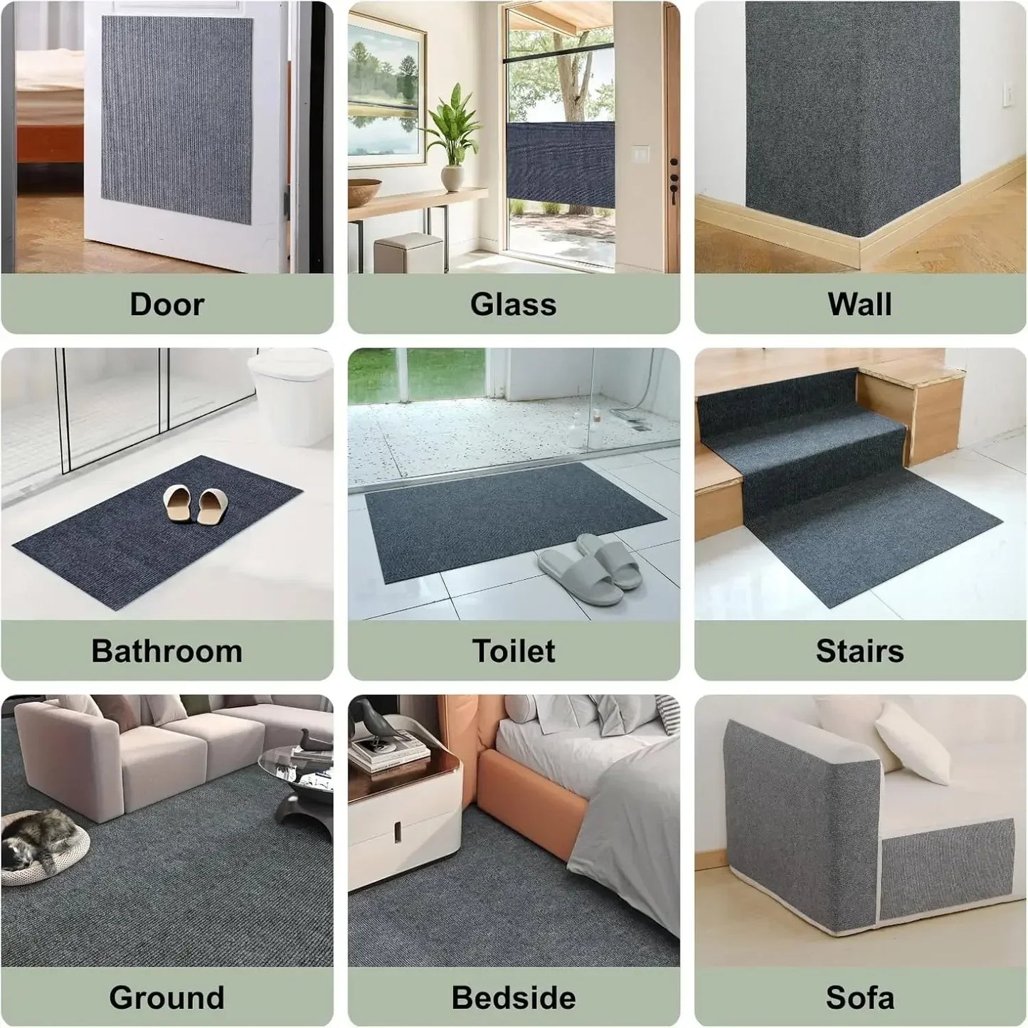 Tapis griffoir autocollant pour chat – Protection canapé et meubles