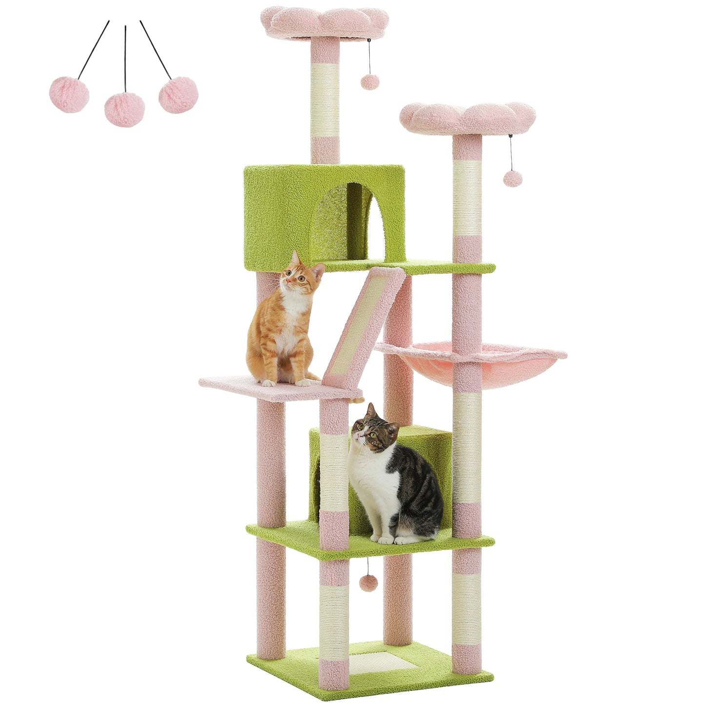 Grand Arbre à Chat d’Intérieur Multi-Niveaux