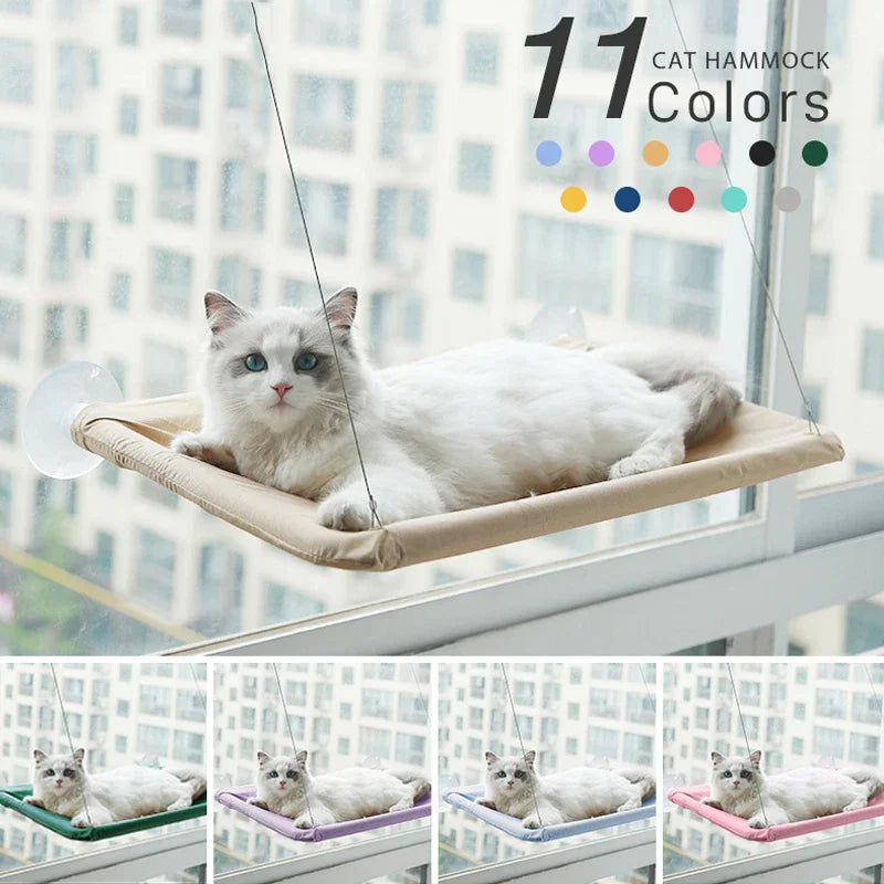Hamac de fenêtre pour chat – Lit suspendu stable et confortable