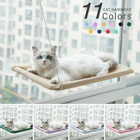 Hamac de fenêtre pour chat – Lit suspendu stable et confortable