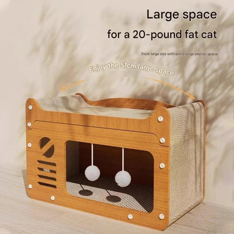 Panier griffoir design et robuste pour chats exigeants