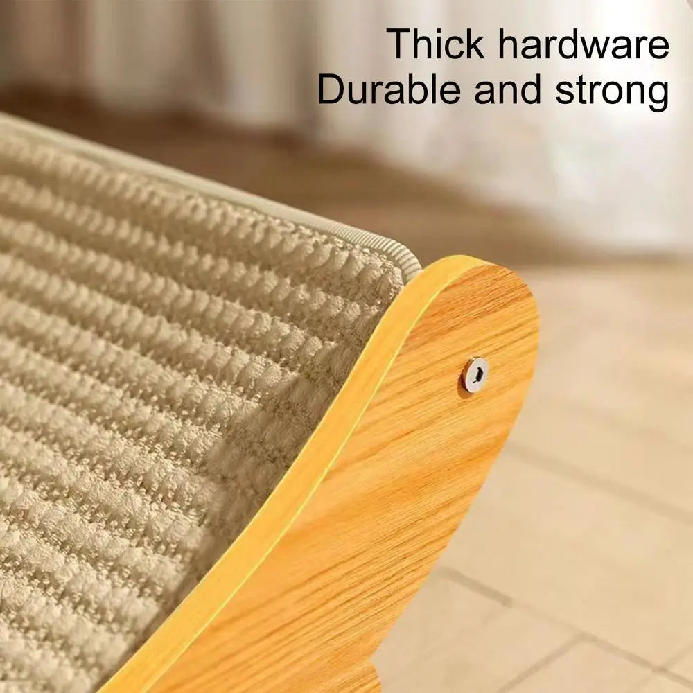 Griffoir Tapis Sisal Recyclable avec Lit Relaxant pour Chat