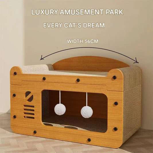 Panier griffoir design et robuste pour chats exigeants