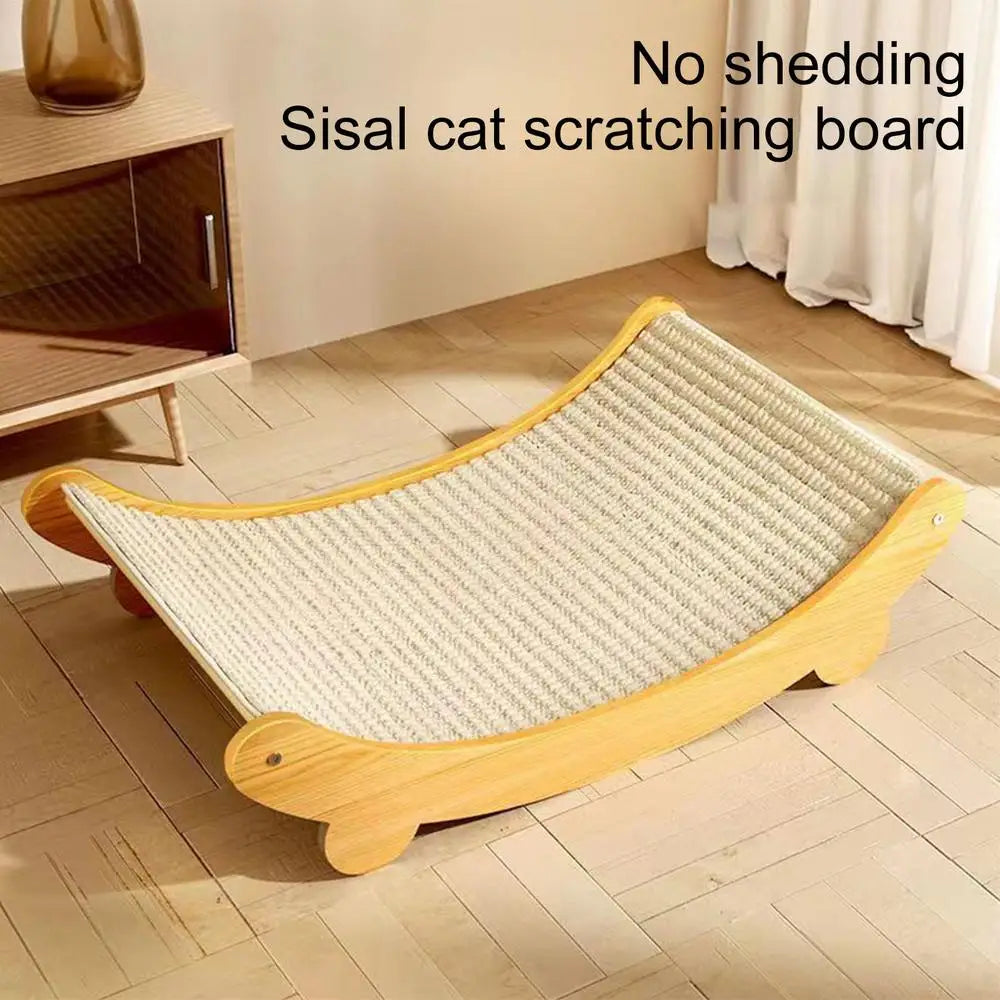Griffoir Tapis Sisal Recyclable avec Lit Relaxant pour Chat