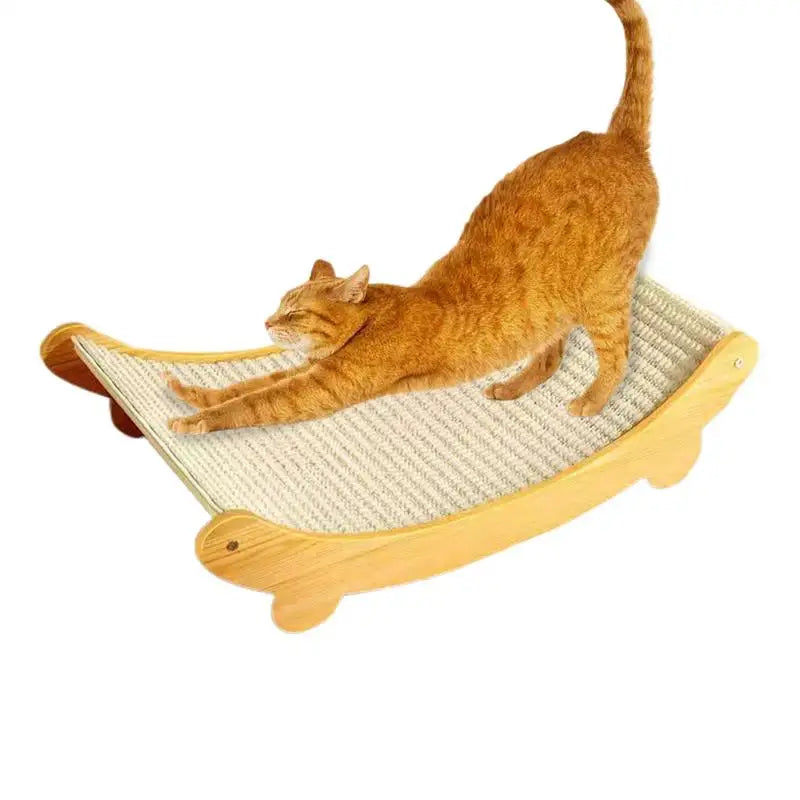 Griffoir Tapis Sisal Recyclable avec Lit Relaxant pour Chat