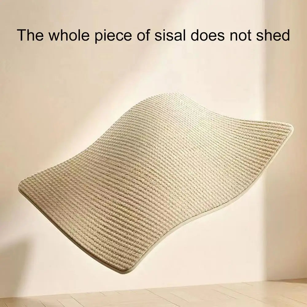Griffoir Tapis Sisal Recyclable avec Lit Relaxant pour Chat