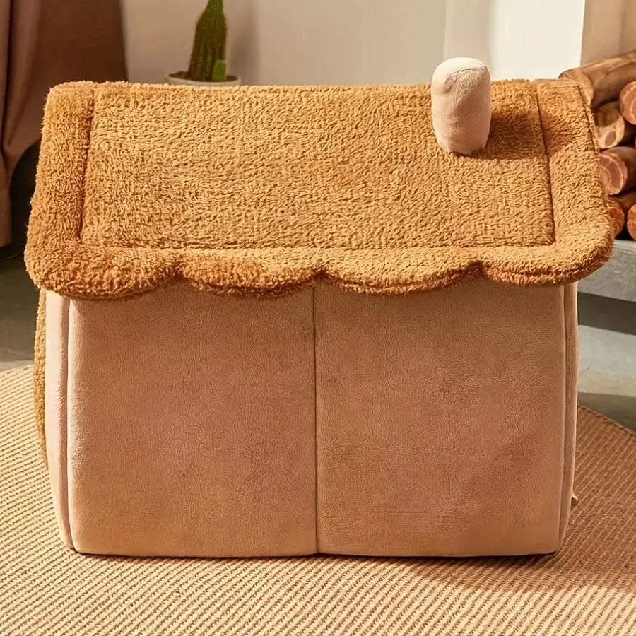 Maison pliable pour chat – Lit, canapé et niche lavable pour chats d’appartement