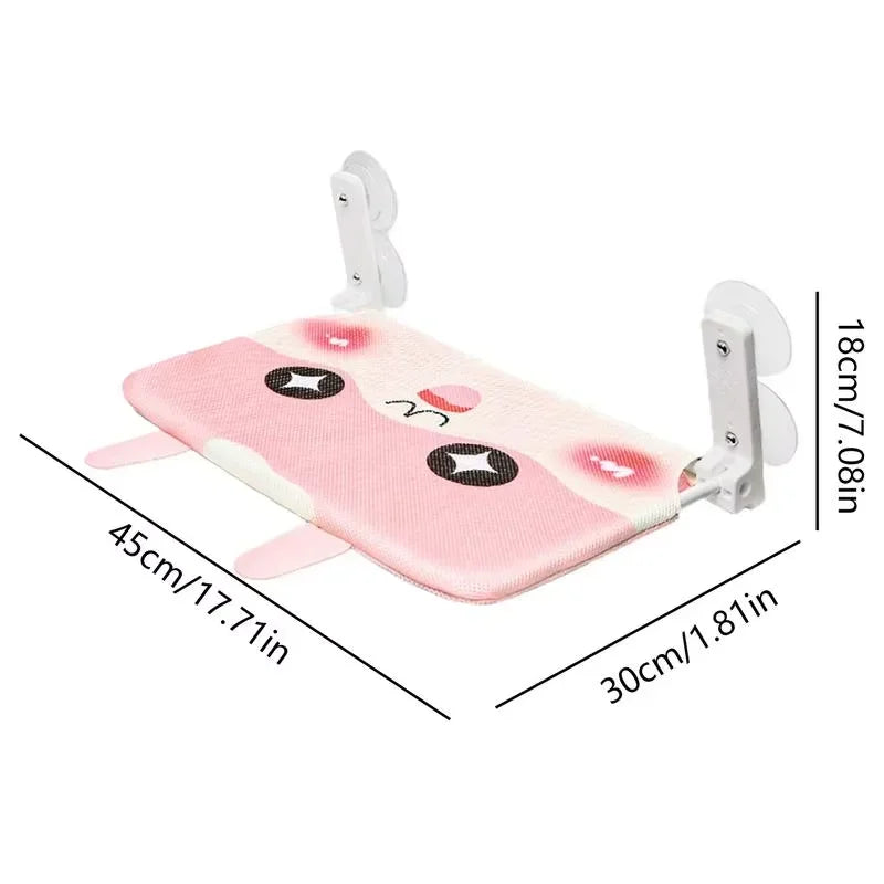 Hamac de fenêtre pour chat – Lit pliable avec housse réversible