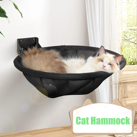 Hamac mural pliable pour chat – Lit 42 cm stable et respirant