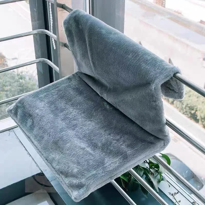Hamac radiateur pour chat – Lit suspendu amovible et panier douillet