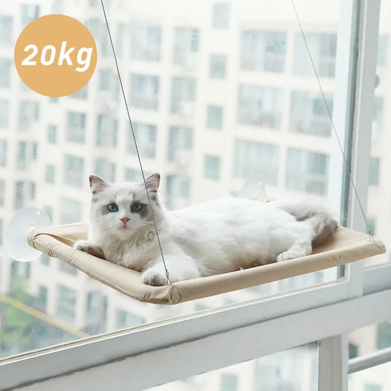 Hamac de fenêtre pour chat – Lit suspendu stable et confortable